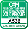Bollino OAM: verifica in tempo reale l'autorizzazione ad operare — iscrizione OAM n. A536