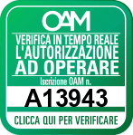 Bollino OAM: verifica in tempo reale l'autorizzazione ad operare — iscrizione OAM n. A13943